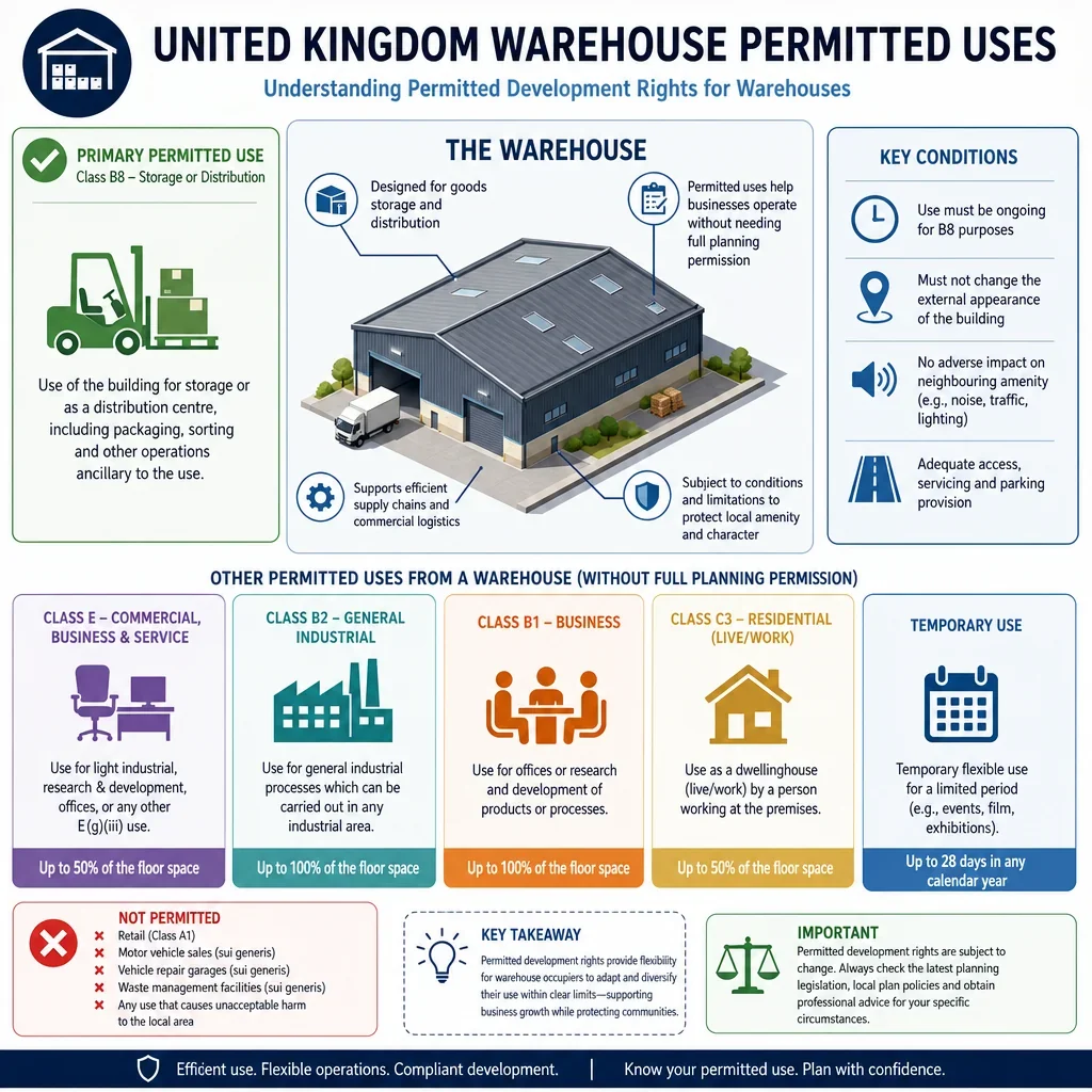 Warehouse Permitted Use Dataset
