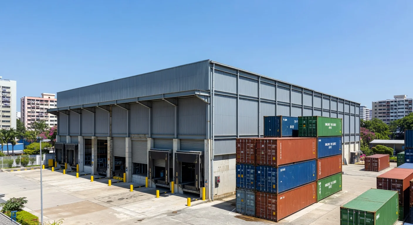 Singapore warehouse exterior view