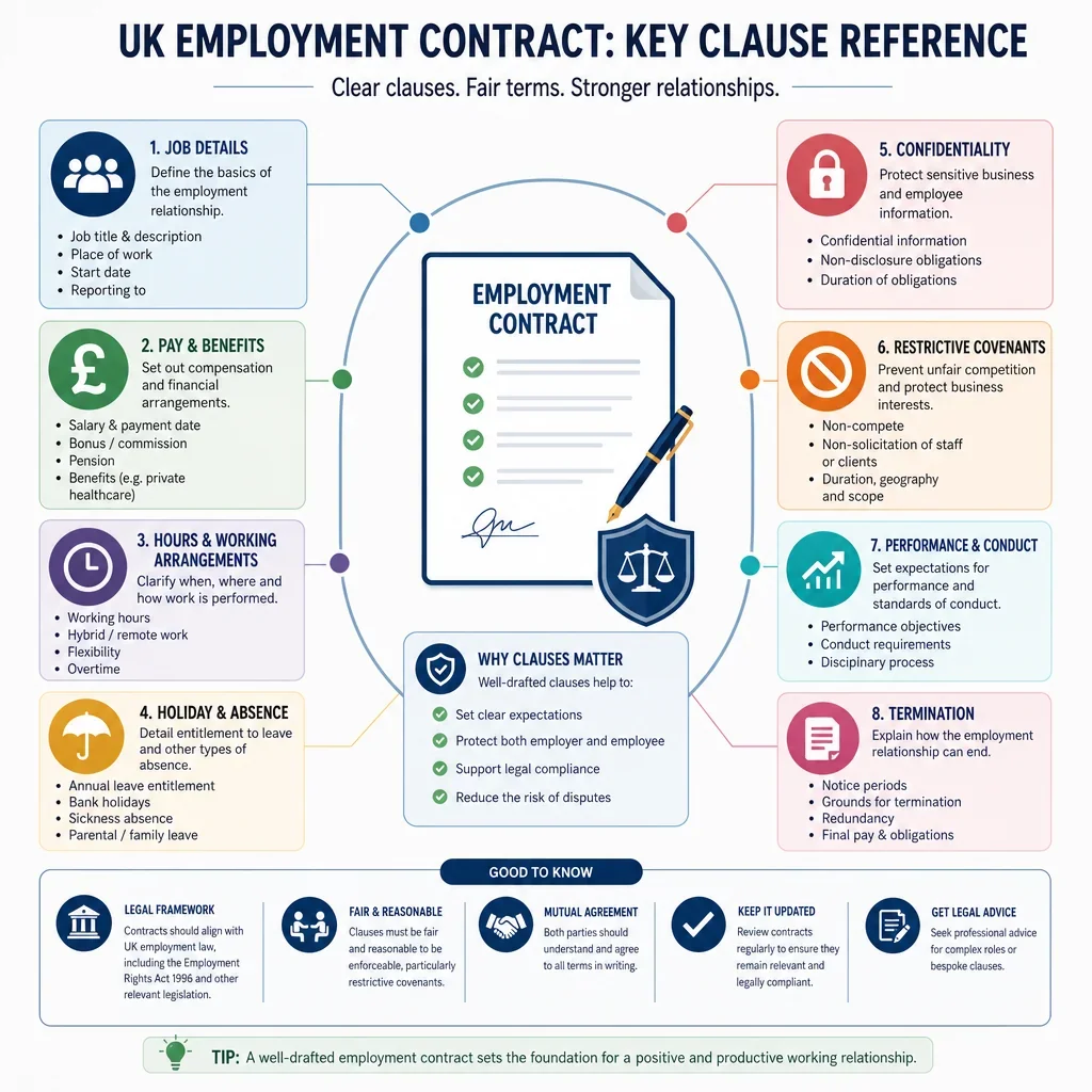 UK Employment Contract Clause Reference