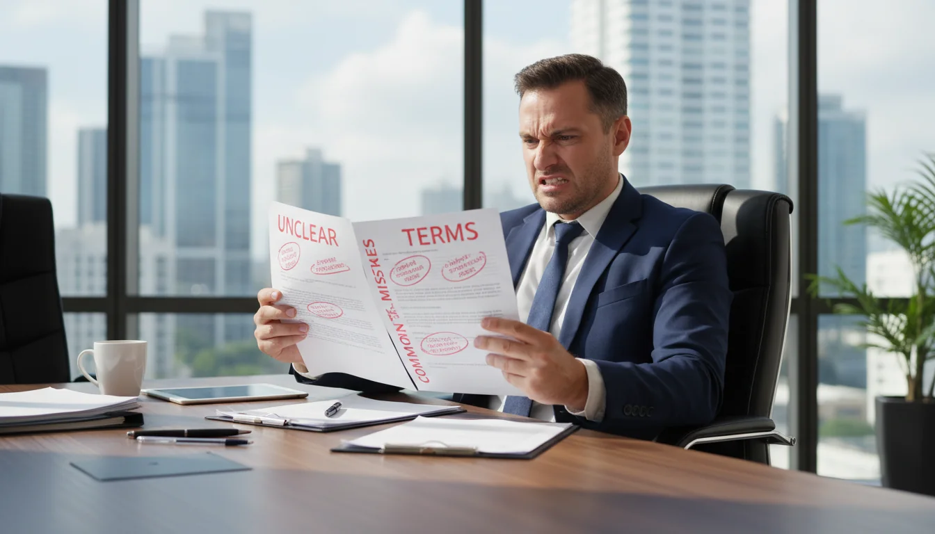 Common pitfalls in contracts