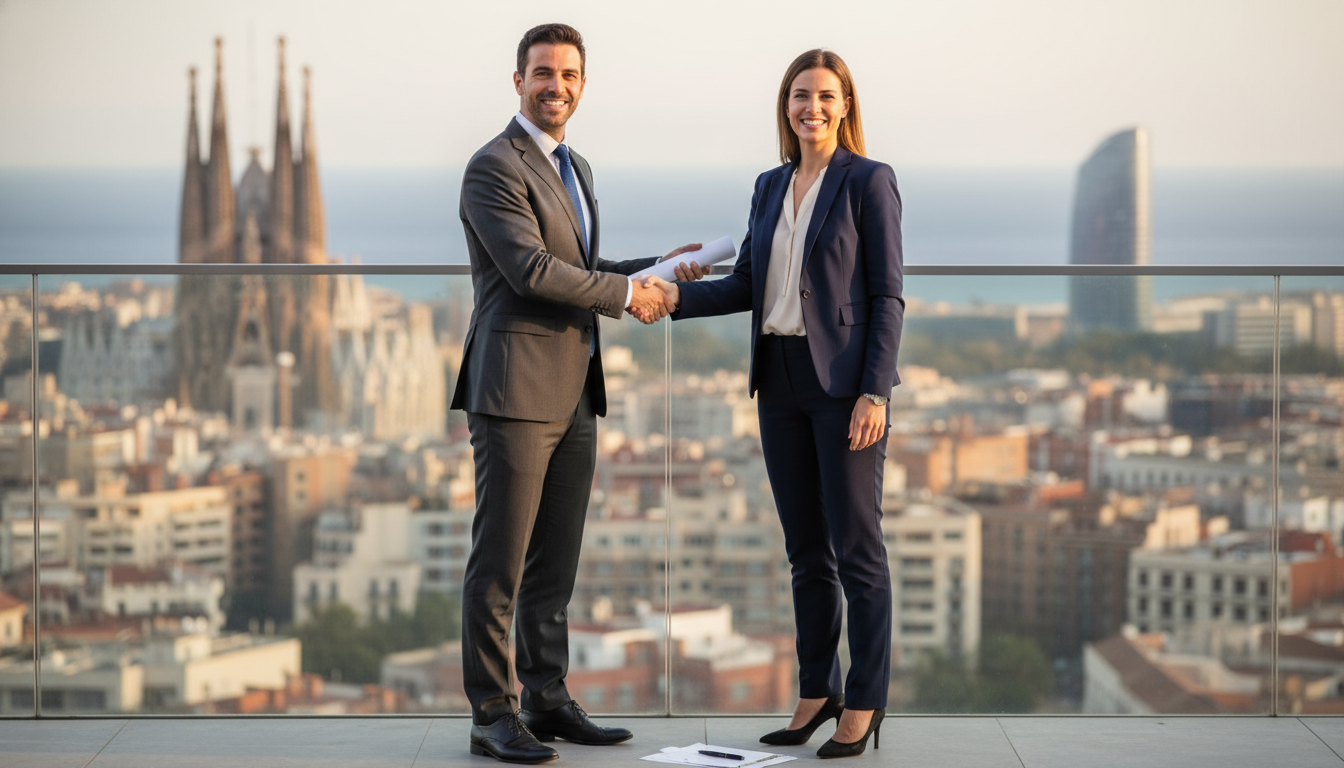 Service agreement handshake