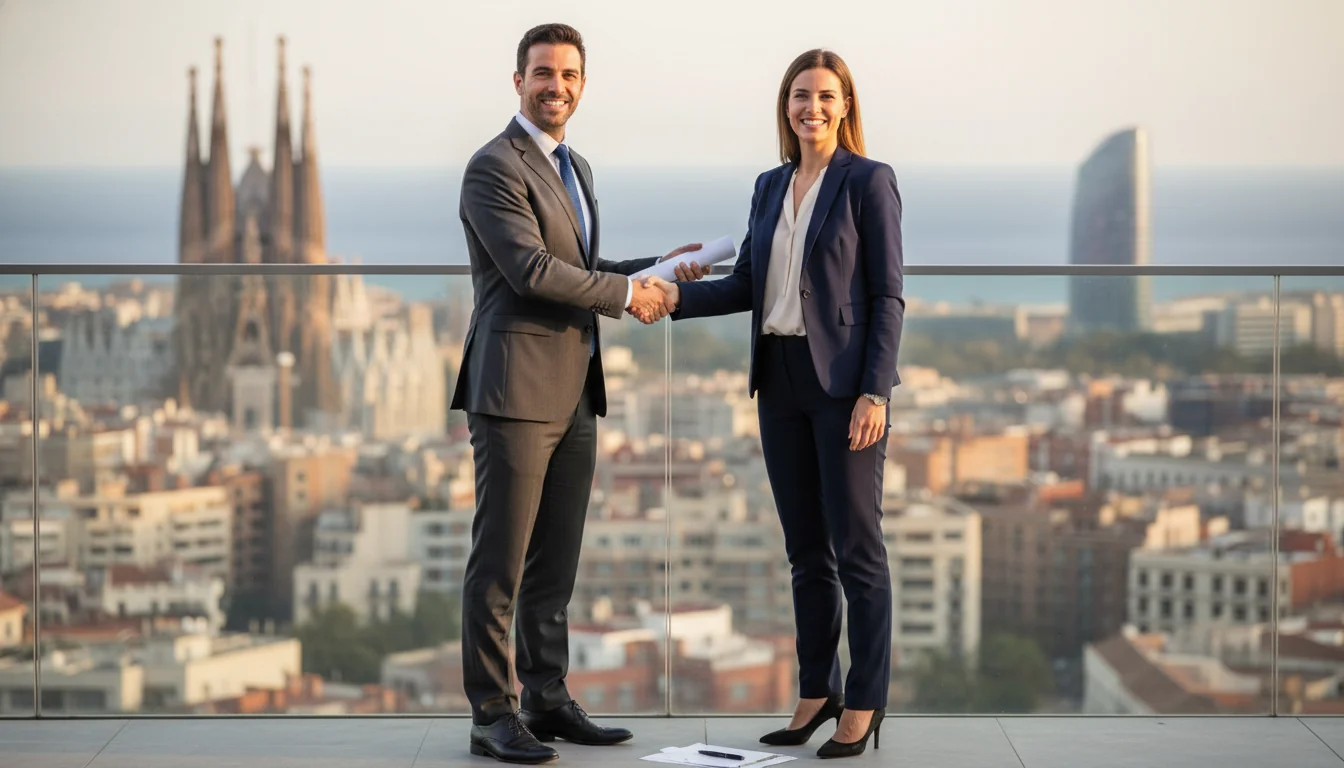 Service agreement handshake