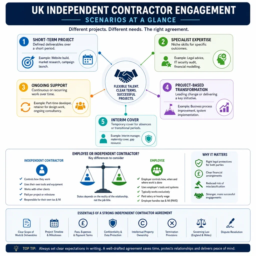 UK Independent Contractor Engagement Scenarios
