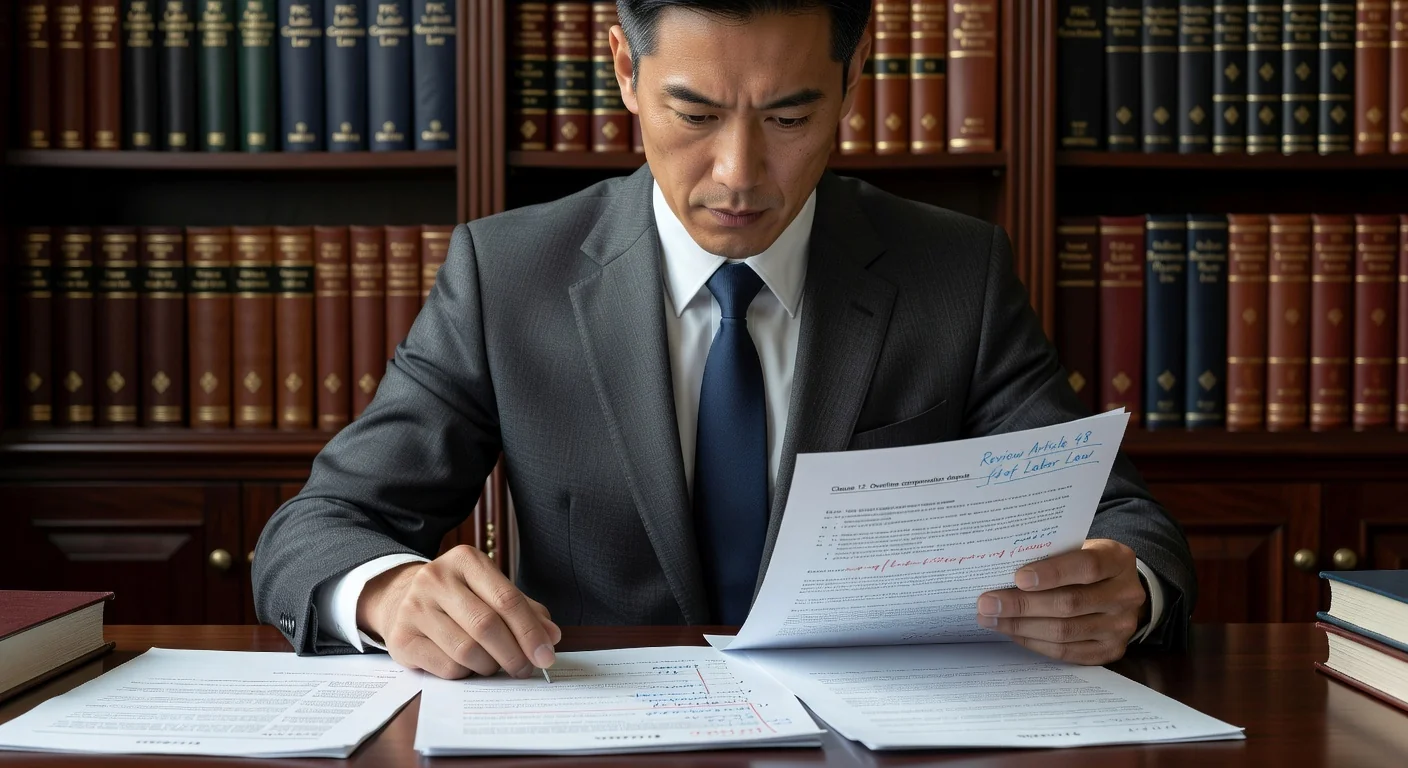 Reviewing Chinese labor law documents