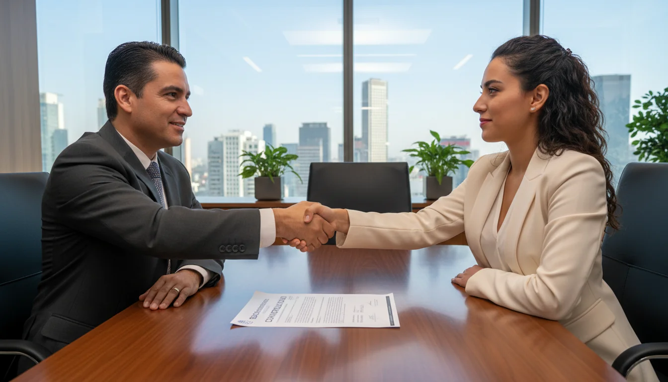 Handshake sealing employment confidentiality