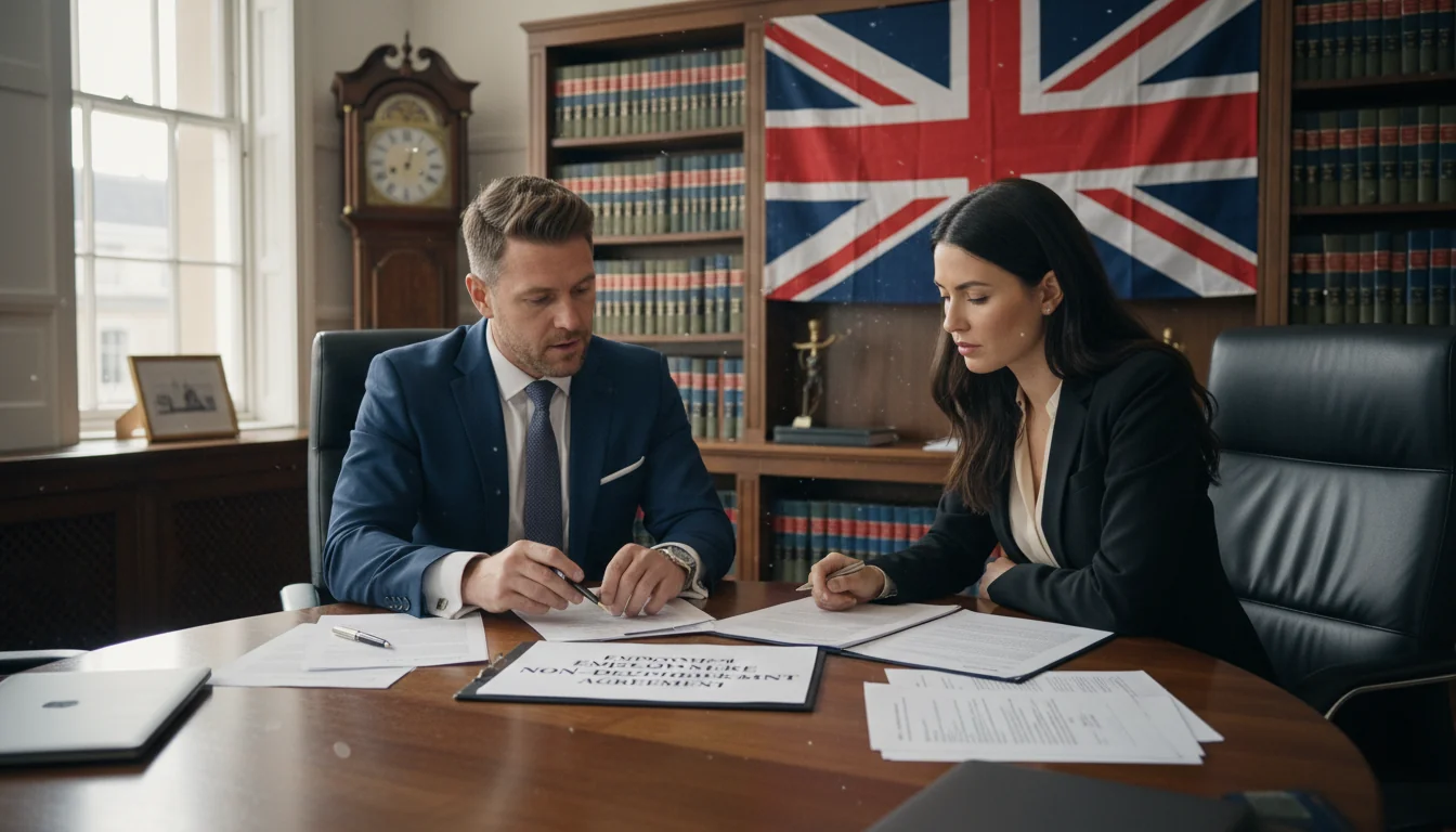 UK legal team reviewing NDA