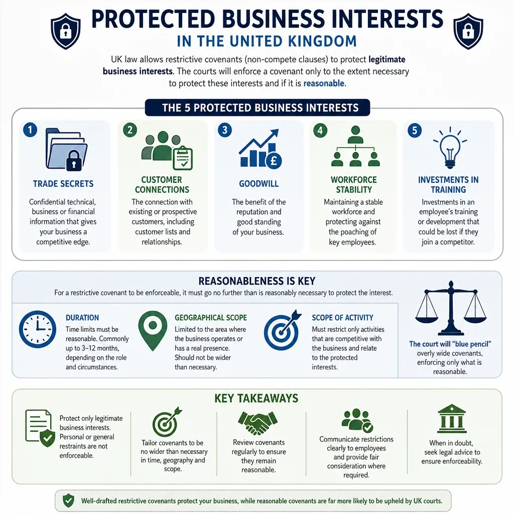 Protected Business Interests for Restrictive Covenants