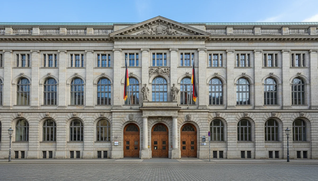 German court building exterior