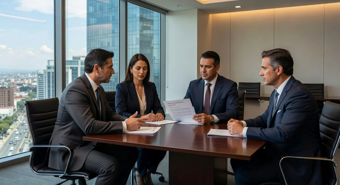 Team discussing job offer details