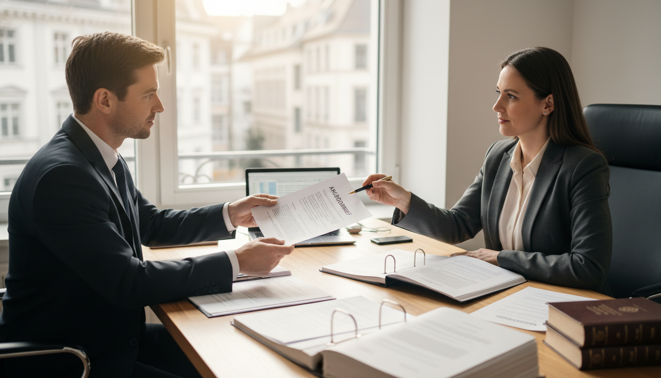 German legal document signing