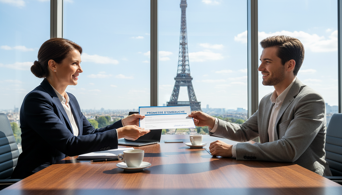 Handing over employment promise