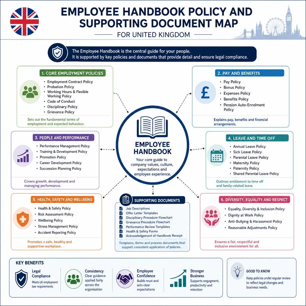 Employee Handbook Policy and Supporting Document Map