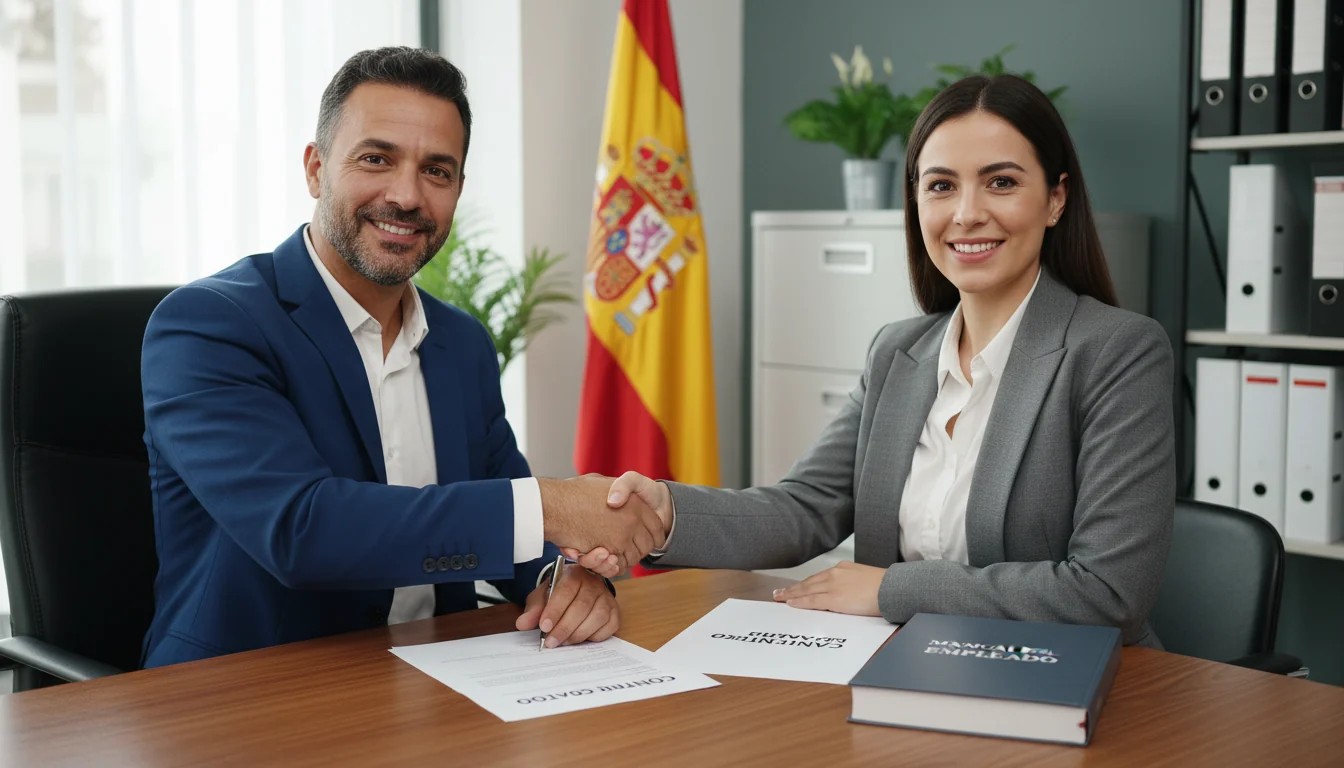 Signing employment contract Spain