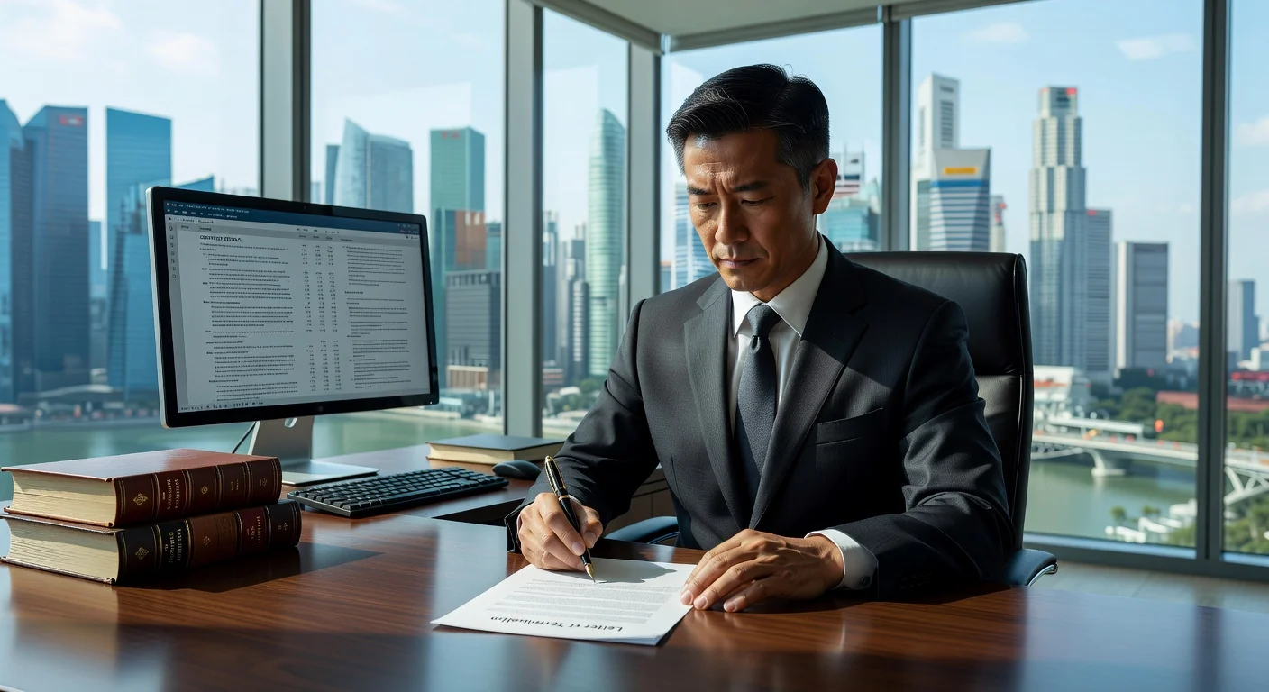 Professional signing termination letter