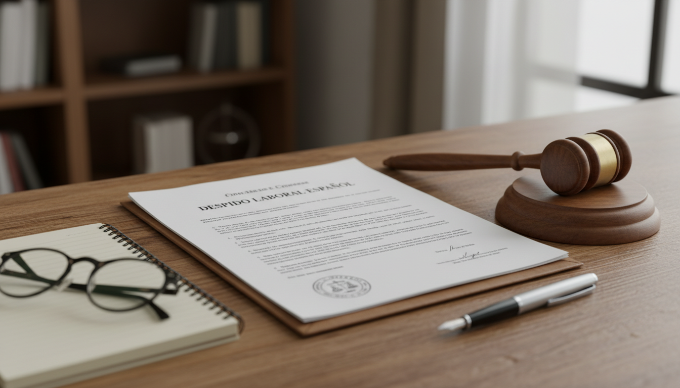 Legal document icons on desk