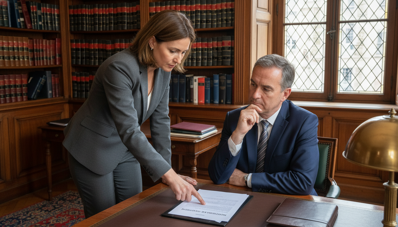 Consulting lawyer on termination