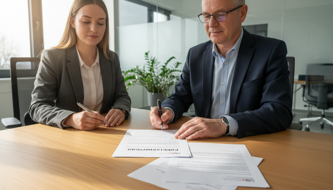 German legal document signing