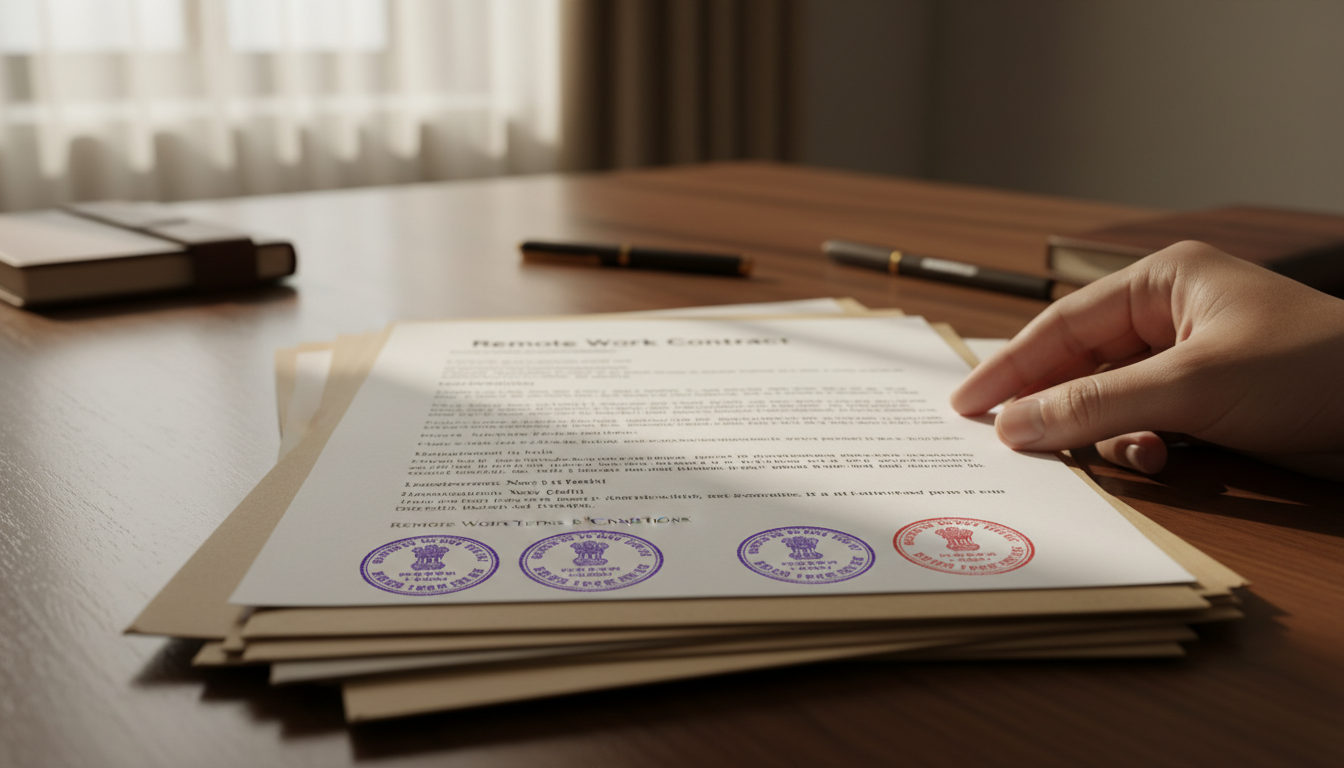 Legal documents for Indian remote employment