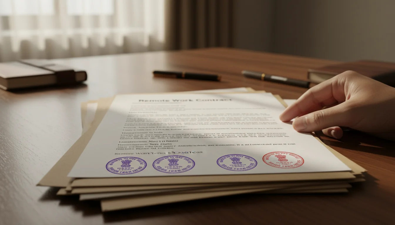 Legal documents for Indian remote employment