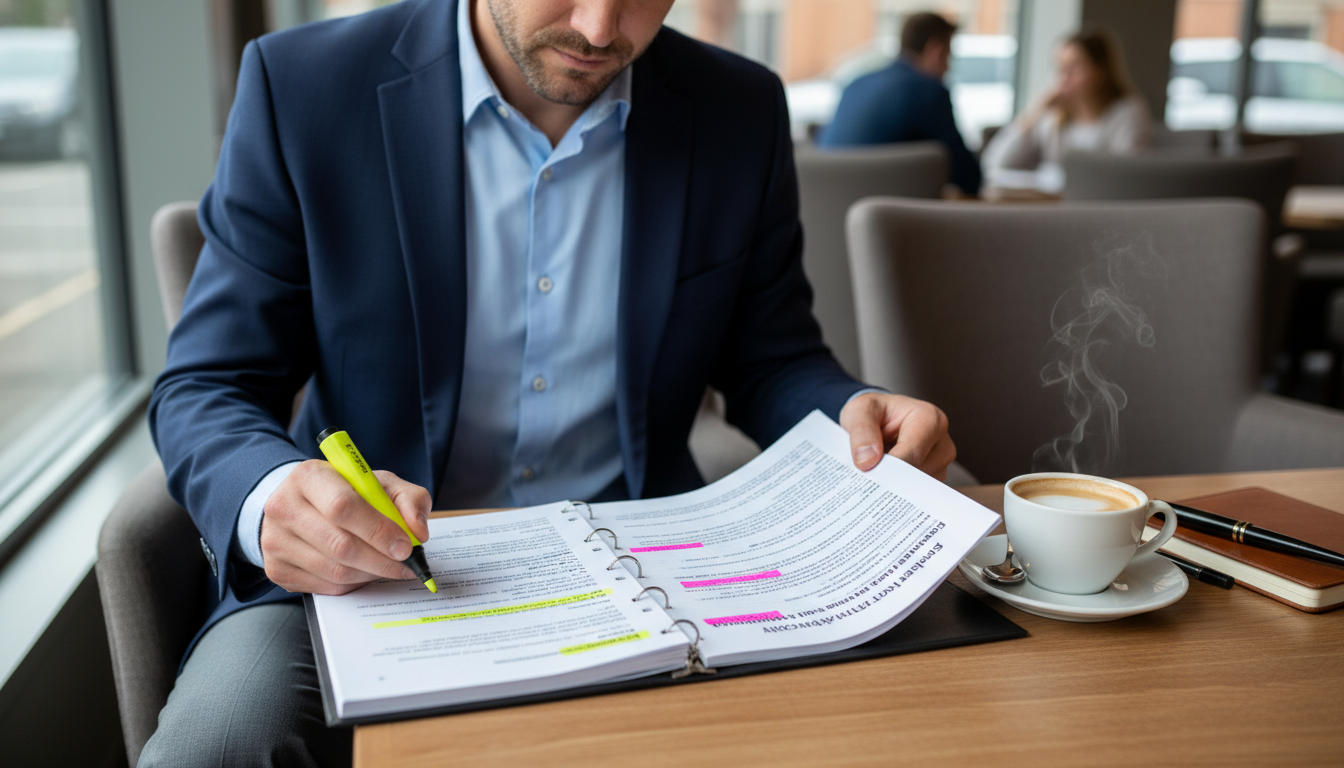 Reviewing tenancy agreement clauses