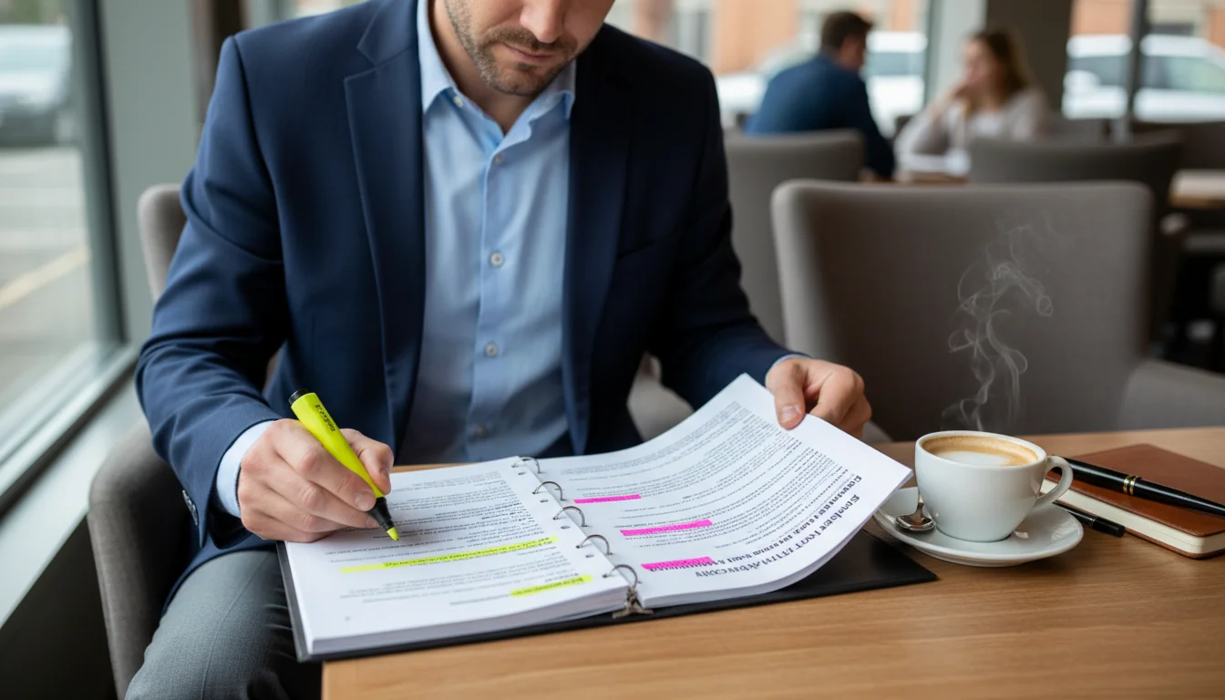 Reviewing tenancy agreement clauses