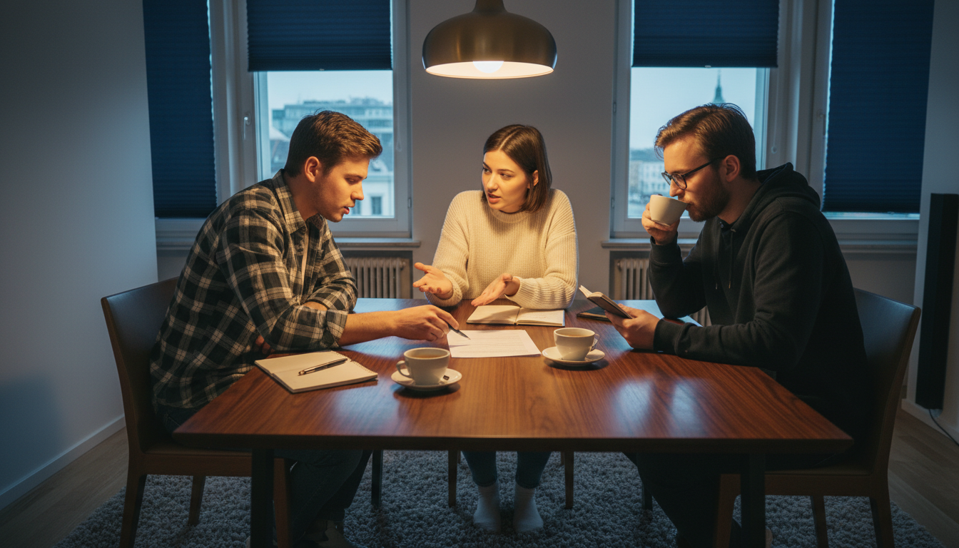 Discussing flatshare house rules