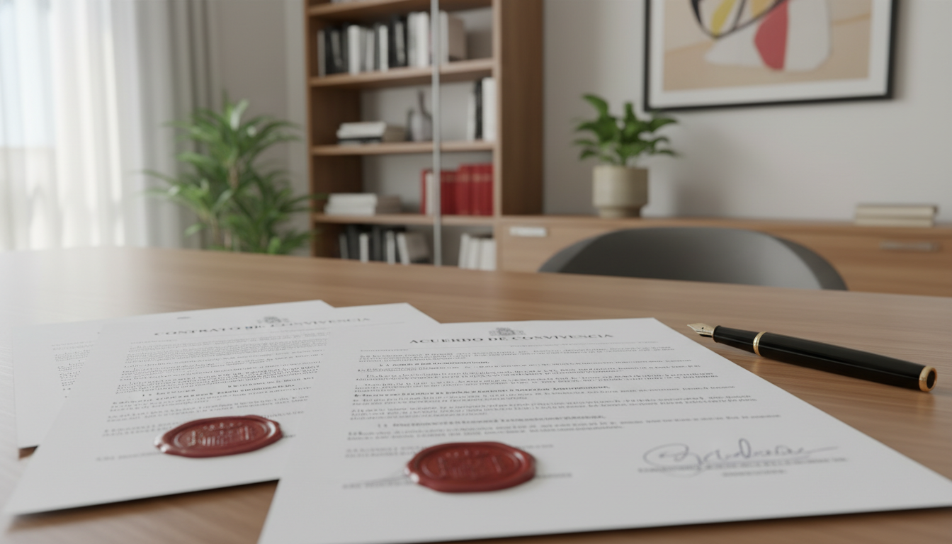 Legal documents for cohabitation in Spain
