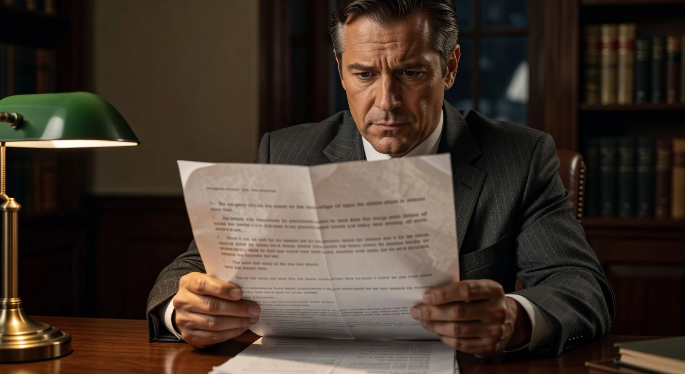 Person overlooking vague NDA clauses
