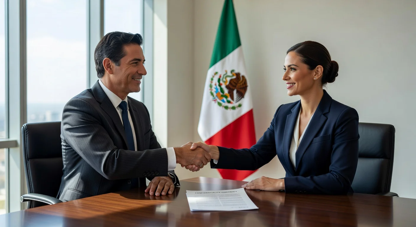 Handshake sealing employment confidentiality