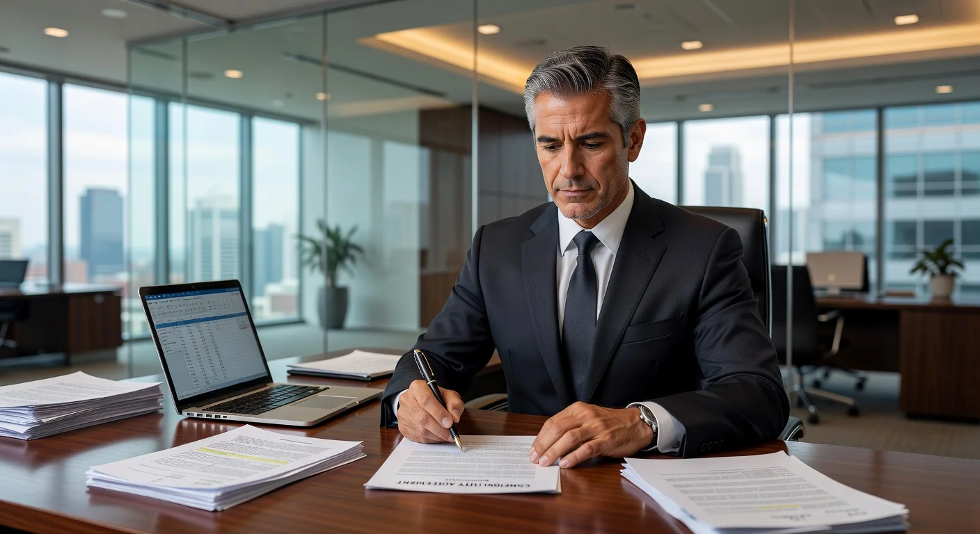 Professional signing confidentiality agreement