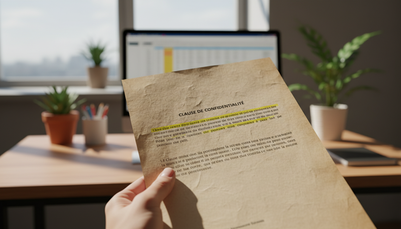 Confidentiality clause in contract