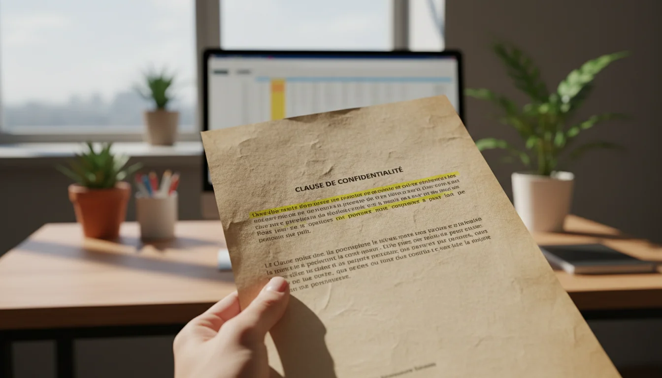 Confidentiality clause in contract