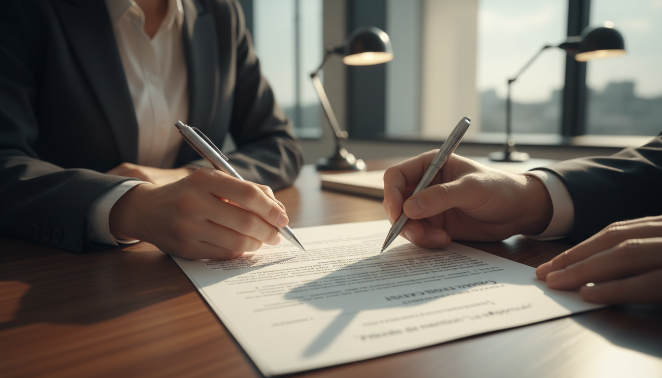 French employment contract document