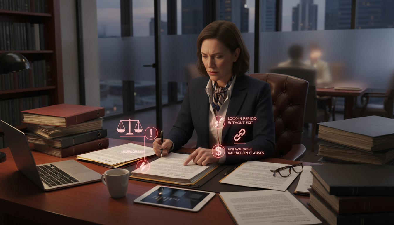 Warning sign for legal pitfalls