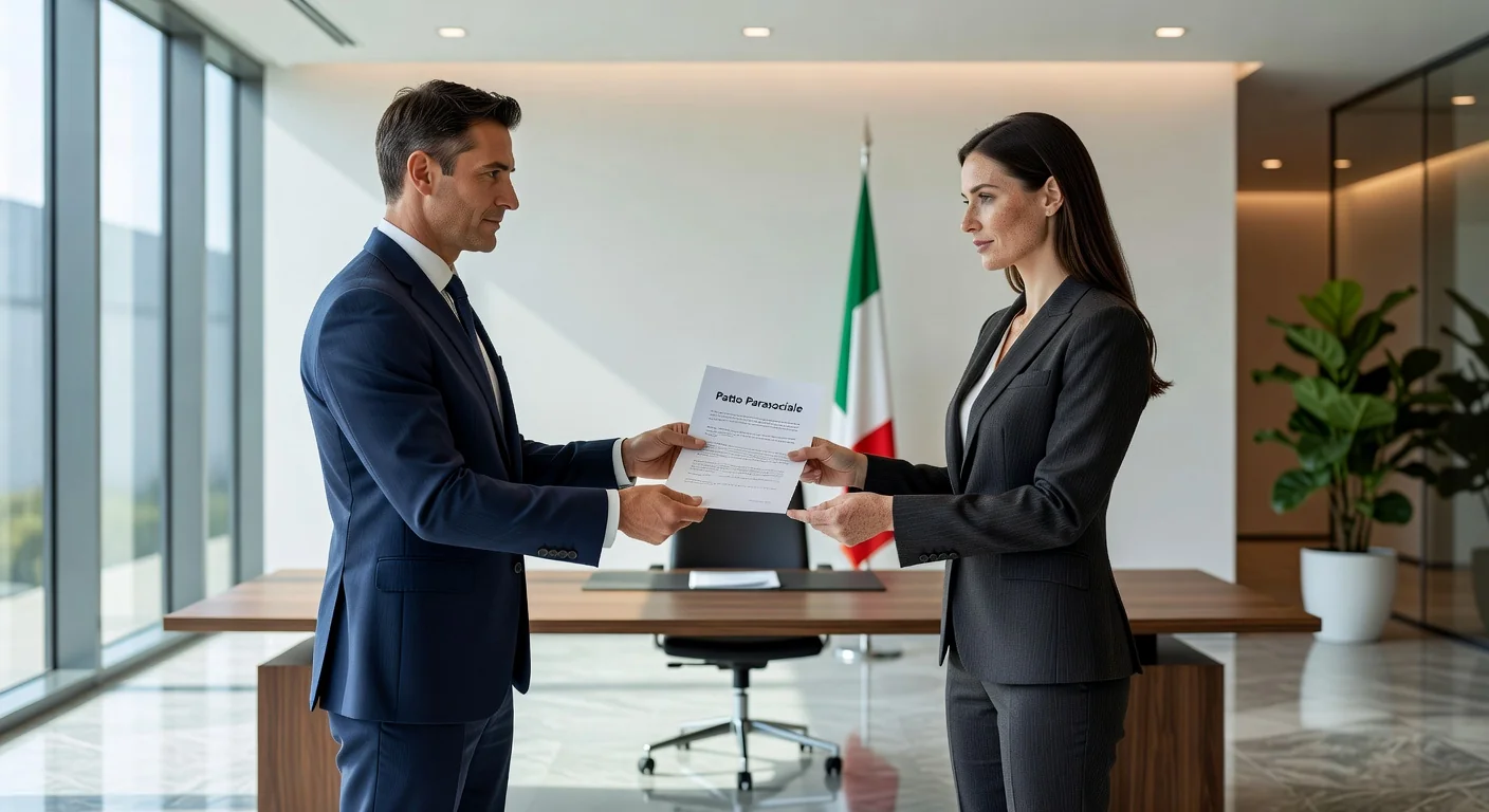 Italian legal document signing