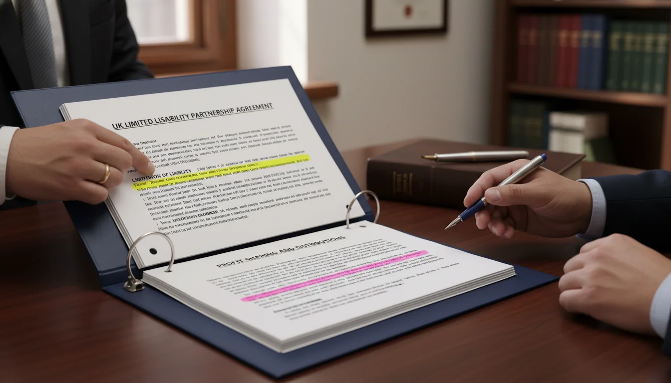 Key clauses in UK LLP contract
