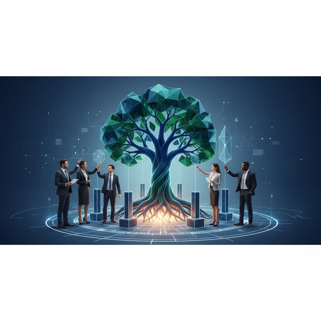 A professional and modern illustration representing the foundation and structure of a business, such as a sturdy bridge or building framework symbolizing stability and organization for an LLC, with abstract elements like gears or connecting lines in a clean, corporate color palette of blues and grays, evoking trust, growth, and partnership without showing any legal documents.