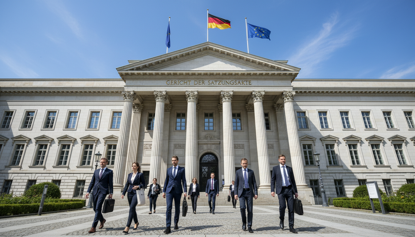 German court building exterior