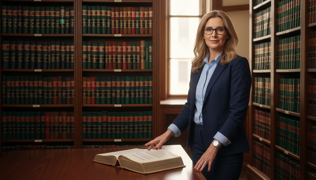 Lawyer explaining association documents