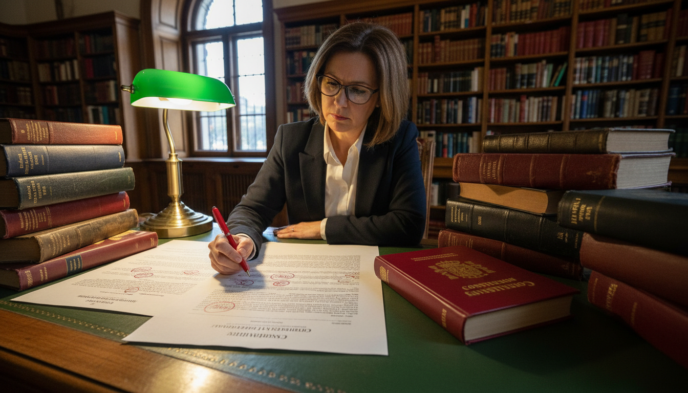 Reviewing Spanish legal papers