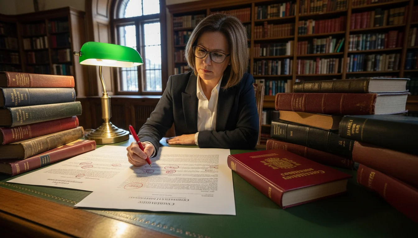 Reviewing Spanish legal papers