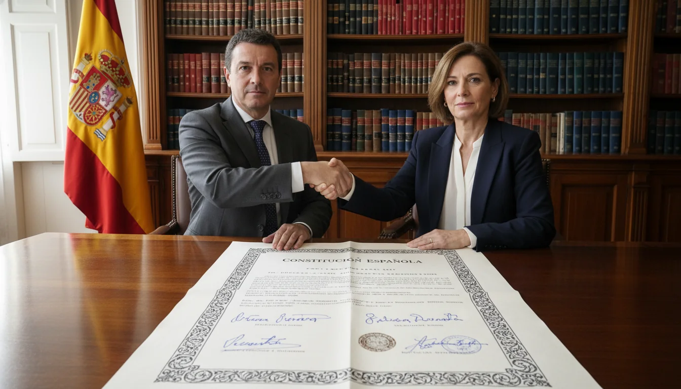 Signing legal constitution document