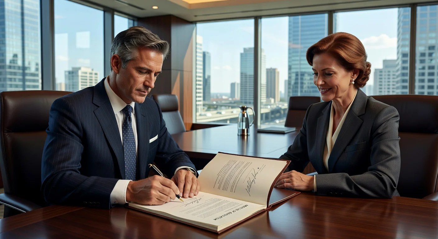 Signing company articles of association