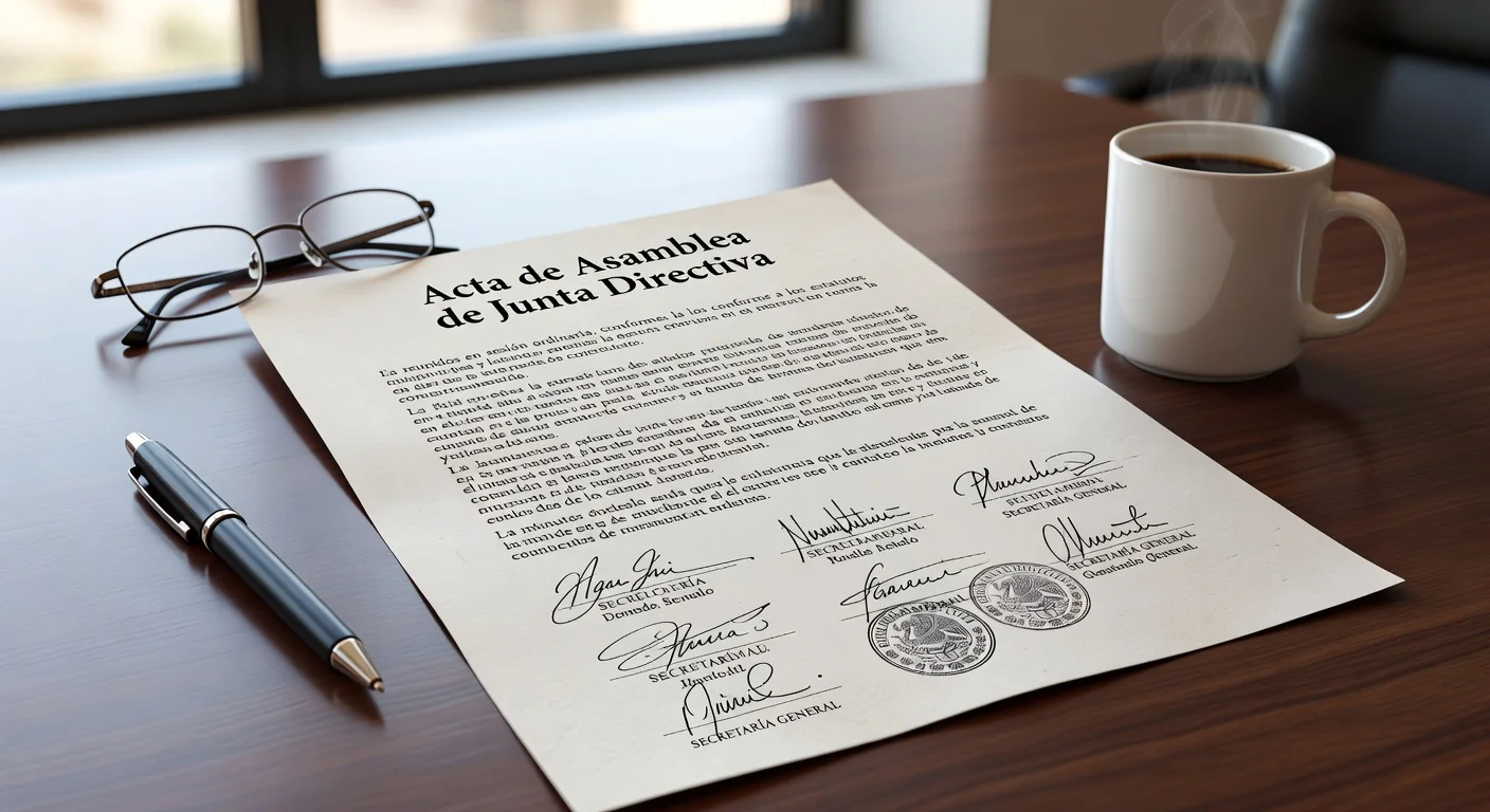 Legal acta document close-up