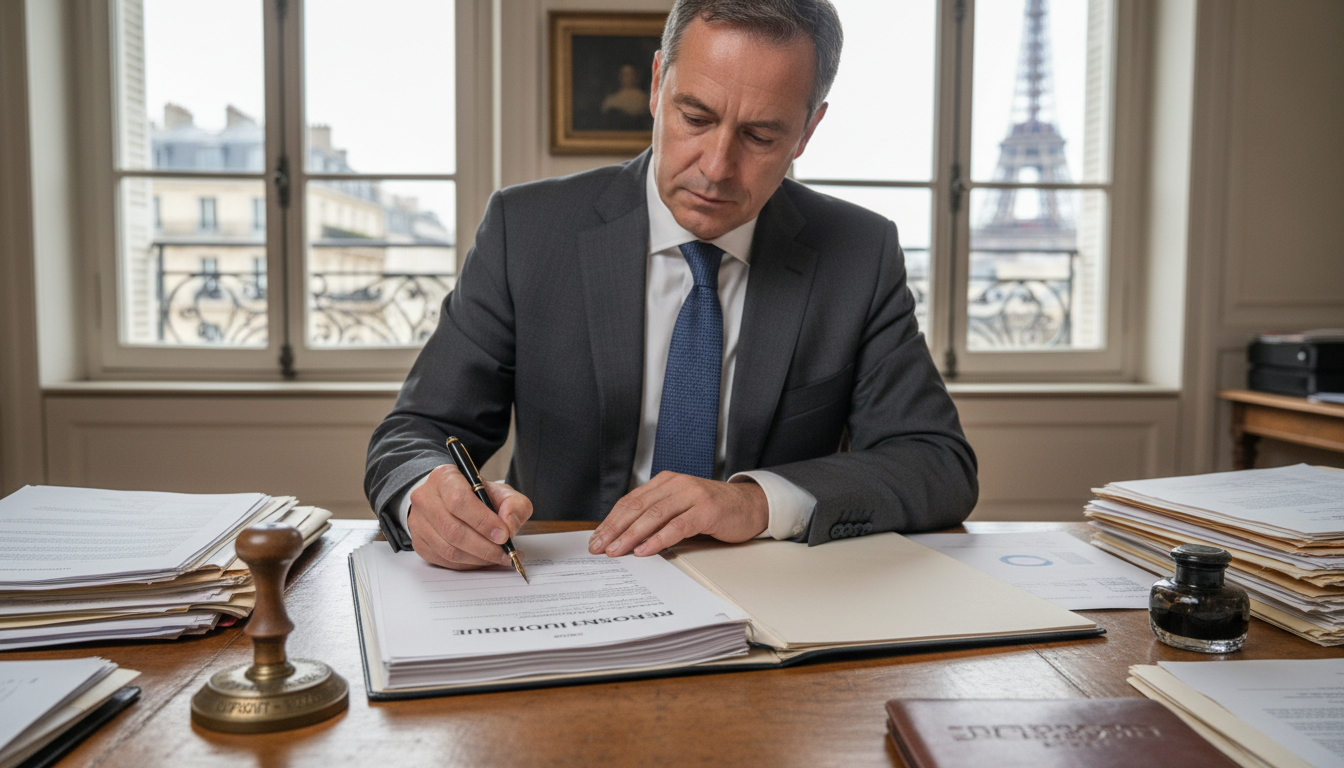 Signing corporate resolution document