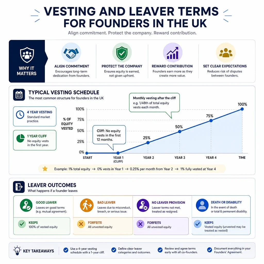 Vesting and Leaver Terms for Founders