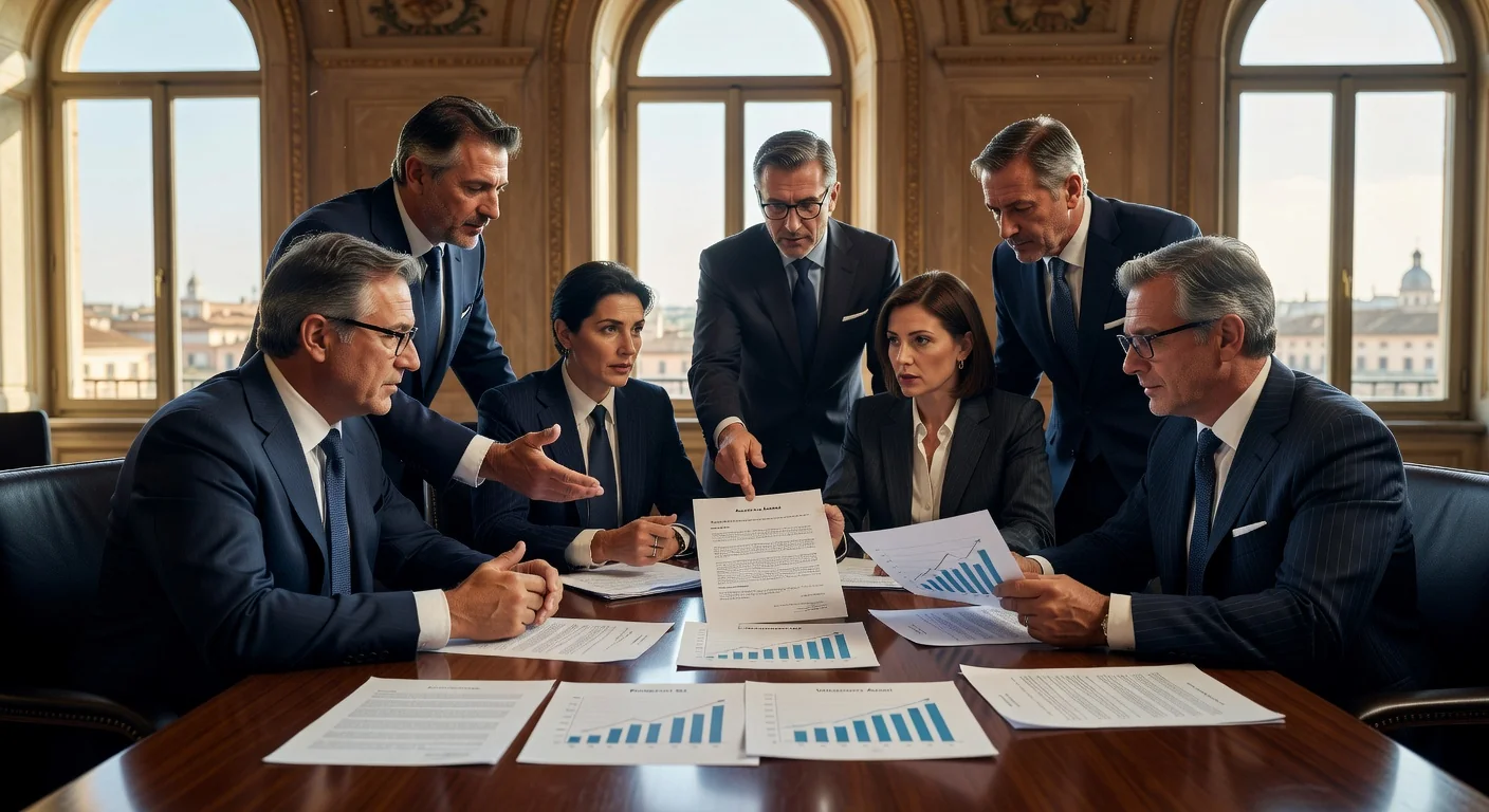 Business meeting in Italy