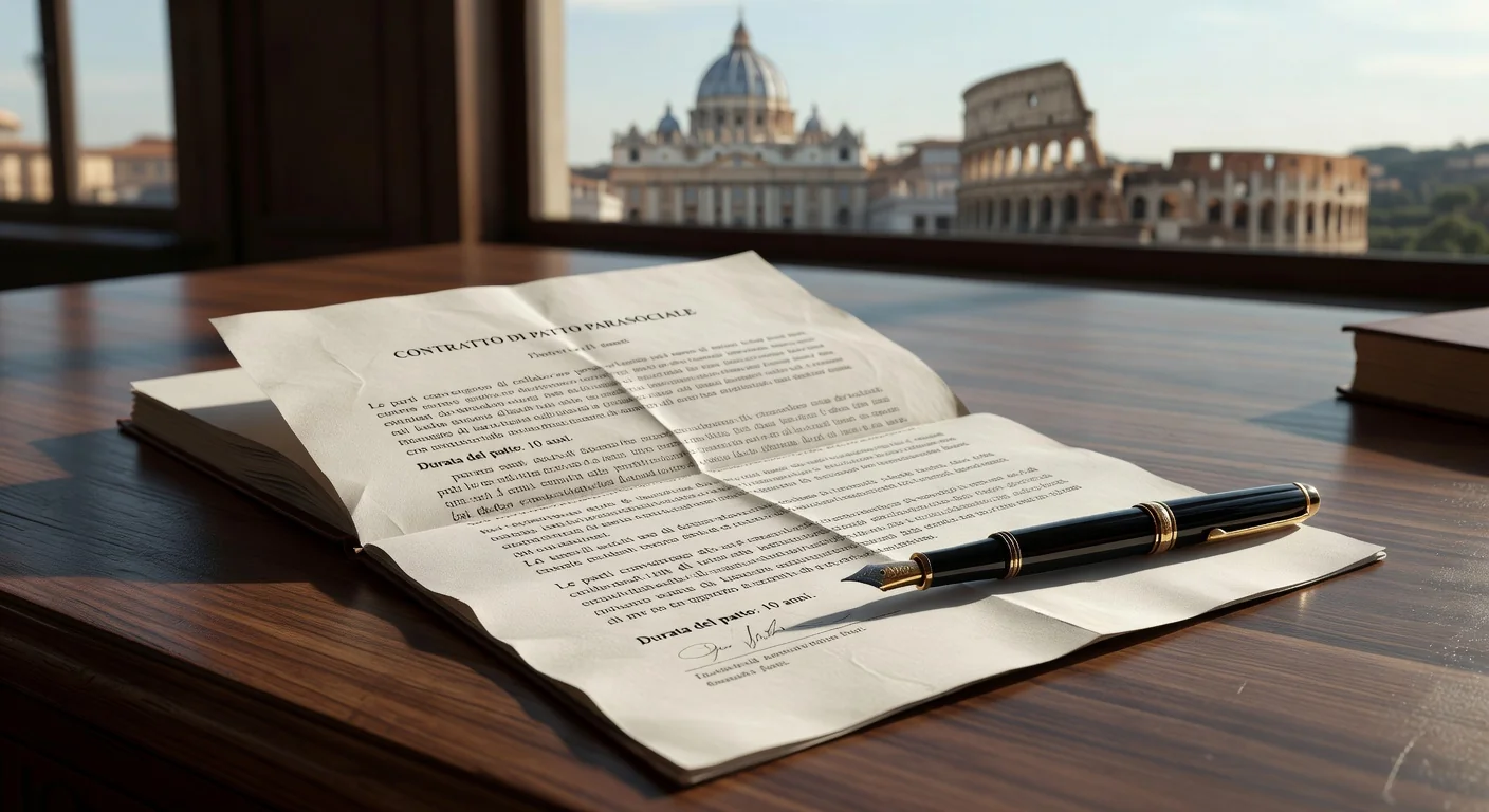 Legal document close-up