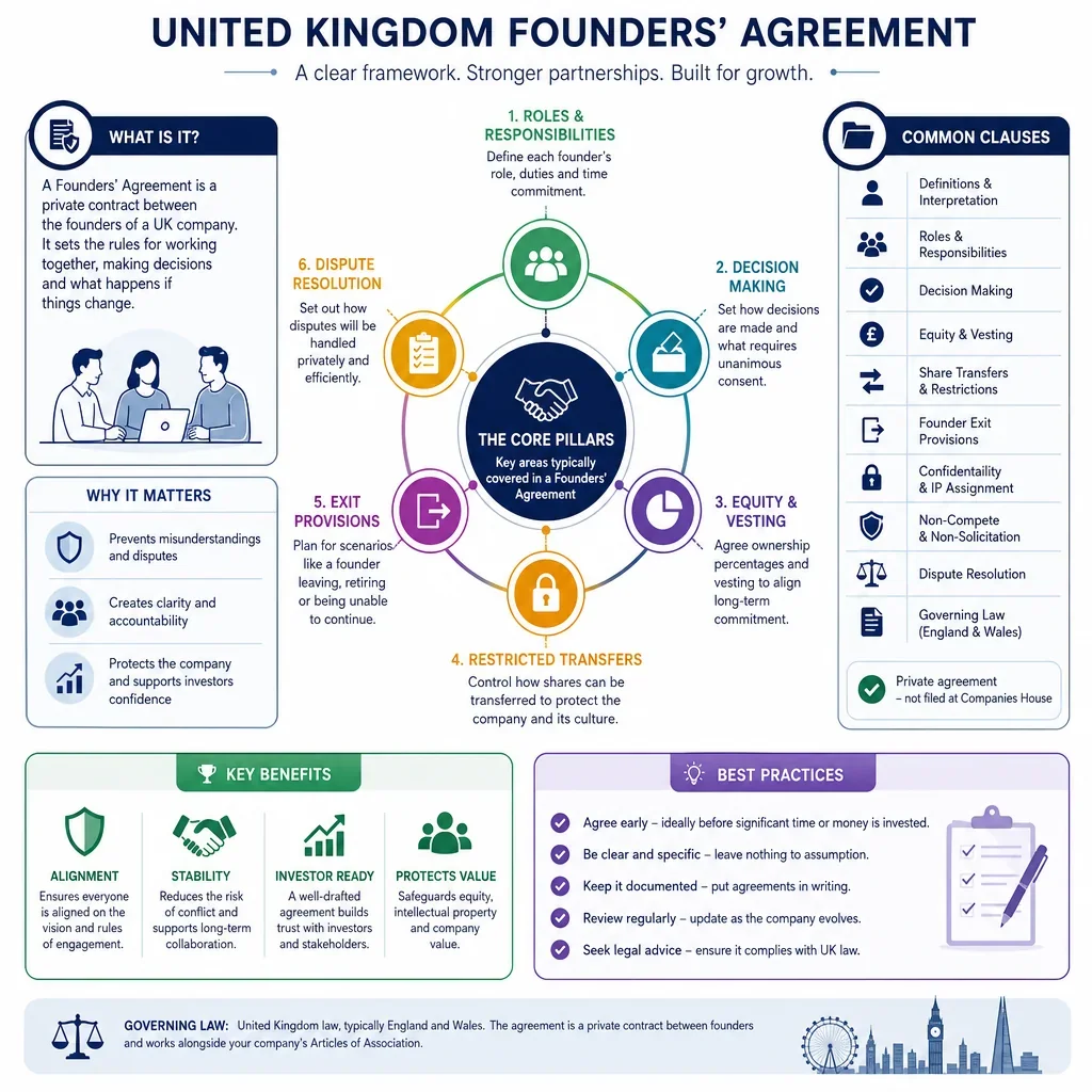 Founders' Agreement Clause Library