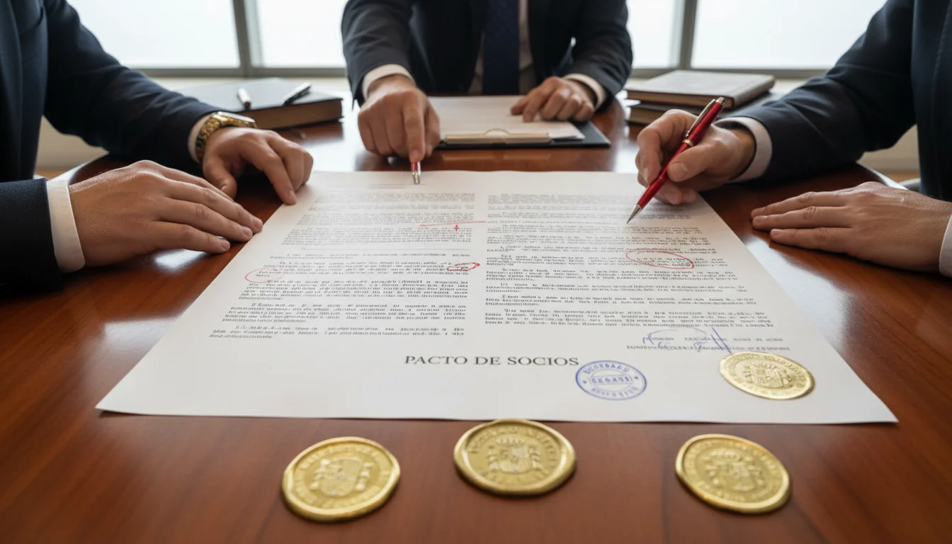 Legal documents for Spanish socios pact